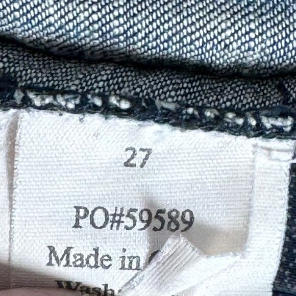 Level 99 Lyocell/Linen Chambray Side Zip High Waist Shorts Sz 27 - Picture 5 of 8